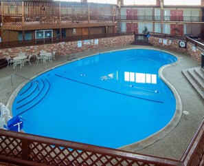 Indoor pool, outdoor pool