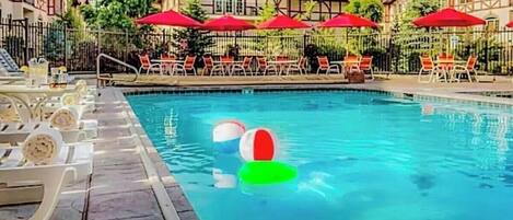 Indoor pool, a heated pool