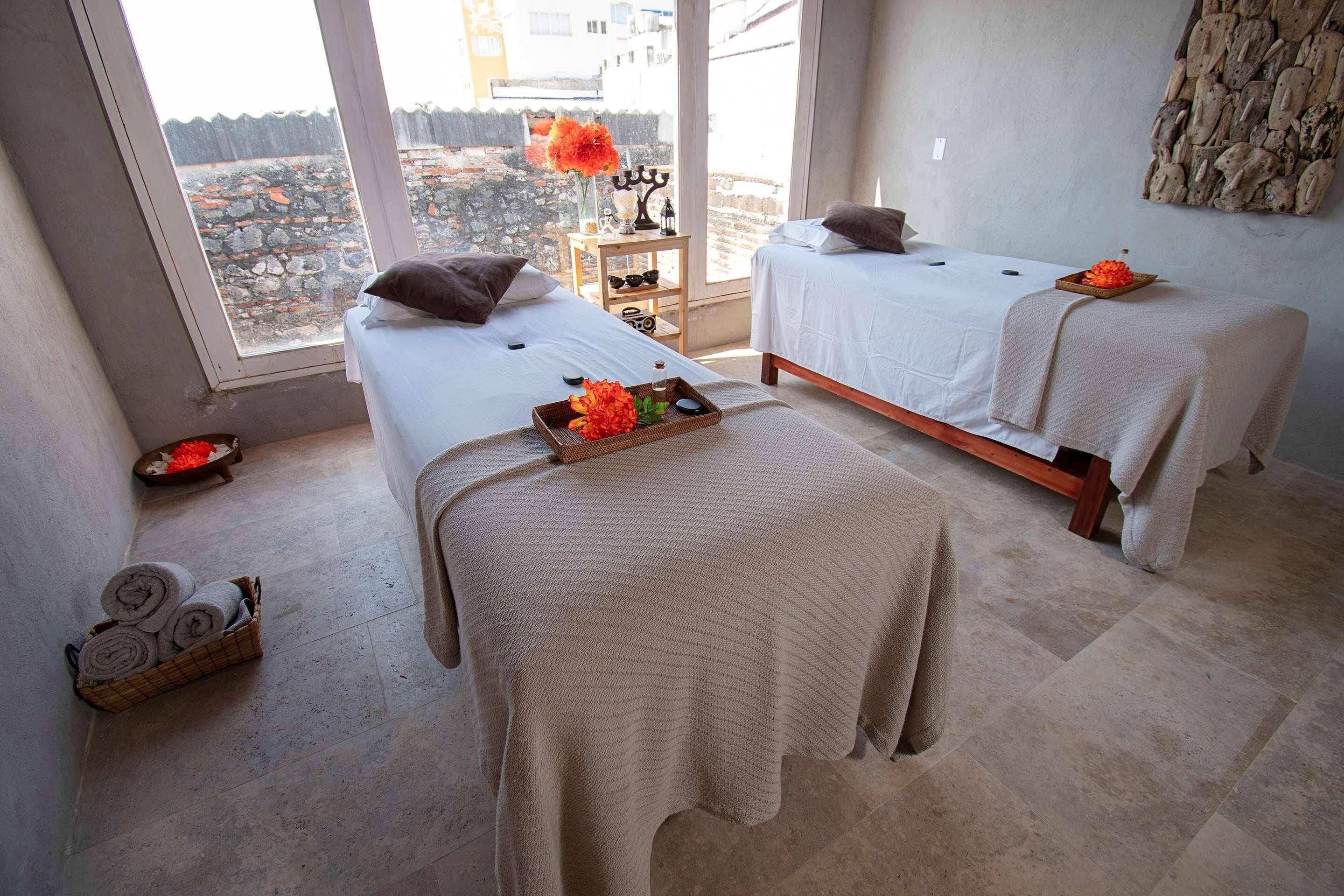 Salas de tratamientos para parejas, masajes