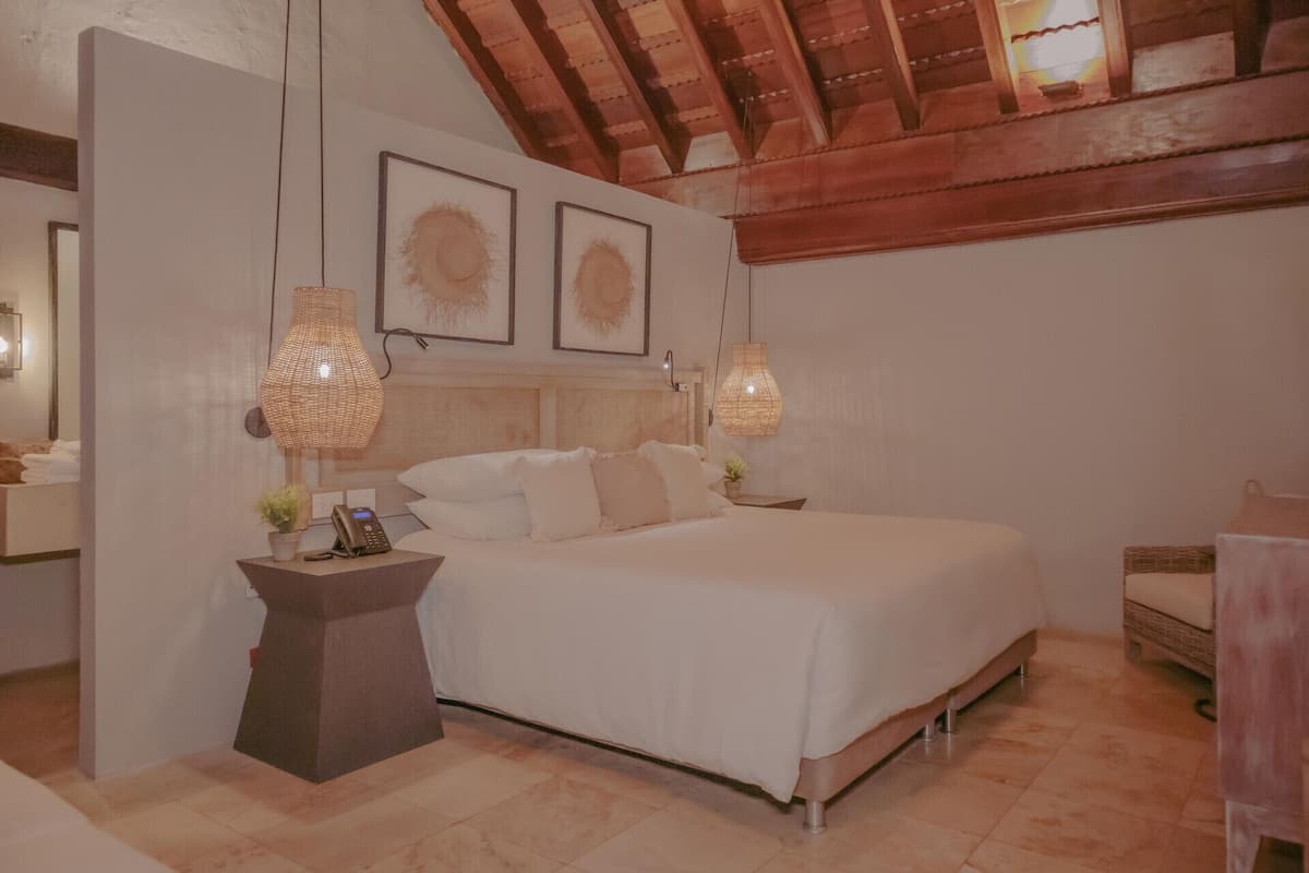1 quarto, roupas de cama antialérgicas, cofres nos quartos