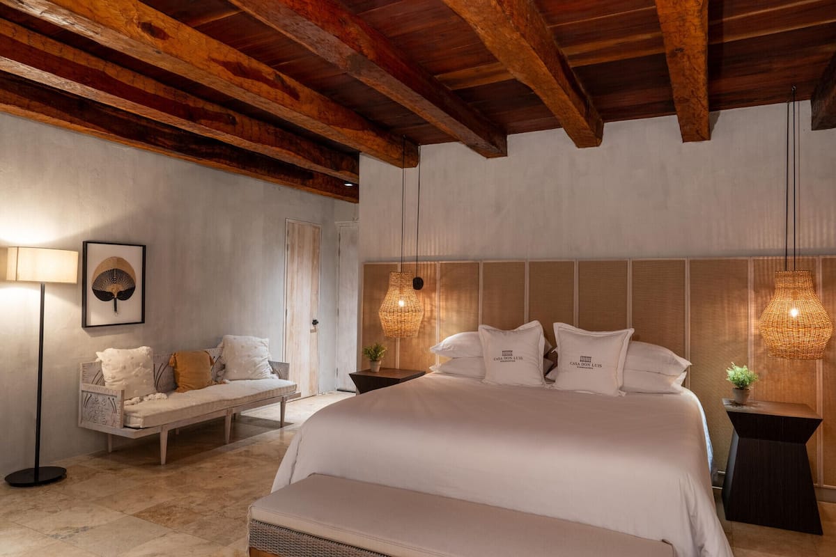 1 quarto, roupas de cama antialérgicas, cofres nos quartos