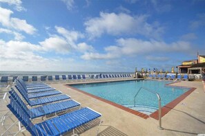 Indoor pool, a heated pool