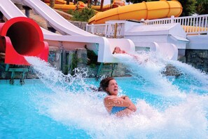 Una piscina riscaldata