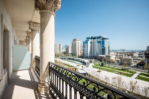 Vista de la ciutat des de l'allotjament
