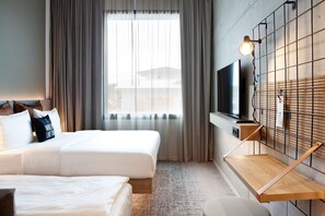 Chambre, 1 grand lit et 1 canapé-lit | Coin séjour