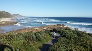 Una playa cerca, toallas de playa