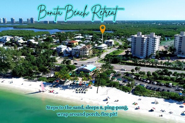 Beach nearby, sun-loungers, beach towels - GUEST FAVORITE! Luxury Coastal Home - Bonita Beach Retreat! Pet Friendly! (Bonita Springs)