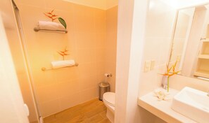 Towels, soap, toilet paper