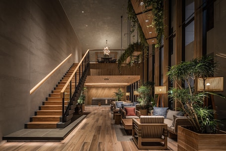 Reception. Nest Hotel Naha Kumoji