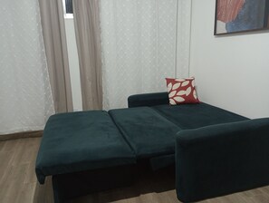 Interior - Ed. Fte. Gonzaga beach 14and sea view (Santos)