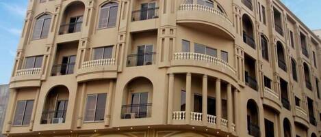 Majoituspaikan julkisivu