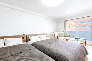 룸, 금연 | 다리미/다리미판, 무료 WiFi, 침대 시트