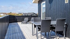 Outdoor dining - 4 Person Holiday Home in Hvide Sande (Hvide Sande)