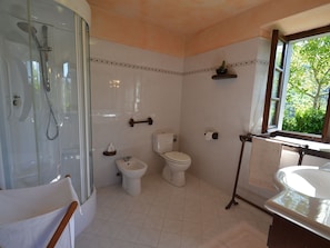 Bathroom - Lovely Farmhouse in Castiglione di Garfagnana with Hot Tub (Castiglione di Garfagnana)