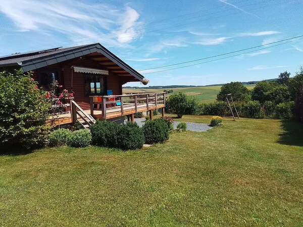 Chalet With Panoramic View & Fenced Garden - La Roche-en-Ardenne