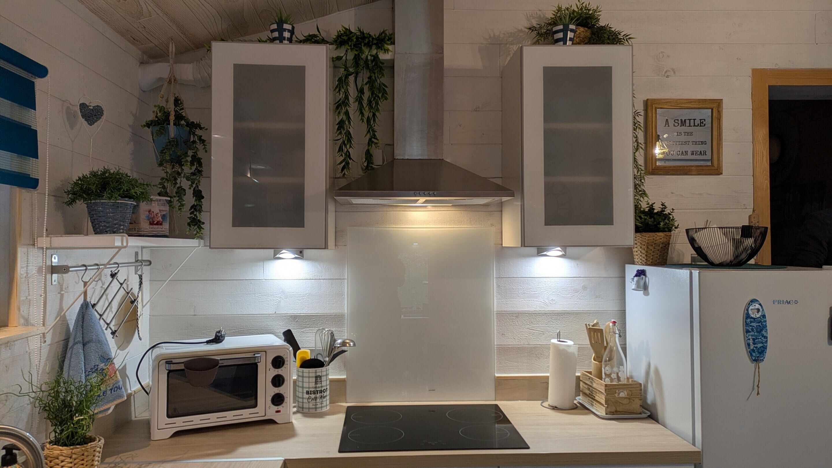 Chalet | Dapur peribadi | Kerusi tinggi 