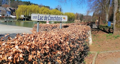 Nice Chalet by the Woods in Saint-leger