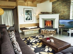Living room - Luxurious Penthouse With View of the Zell am See (Zell am See)