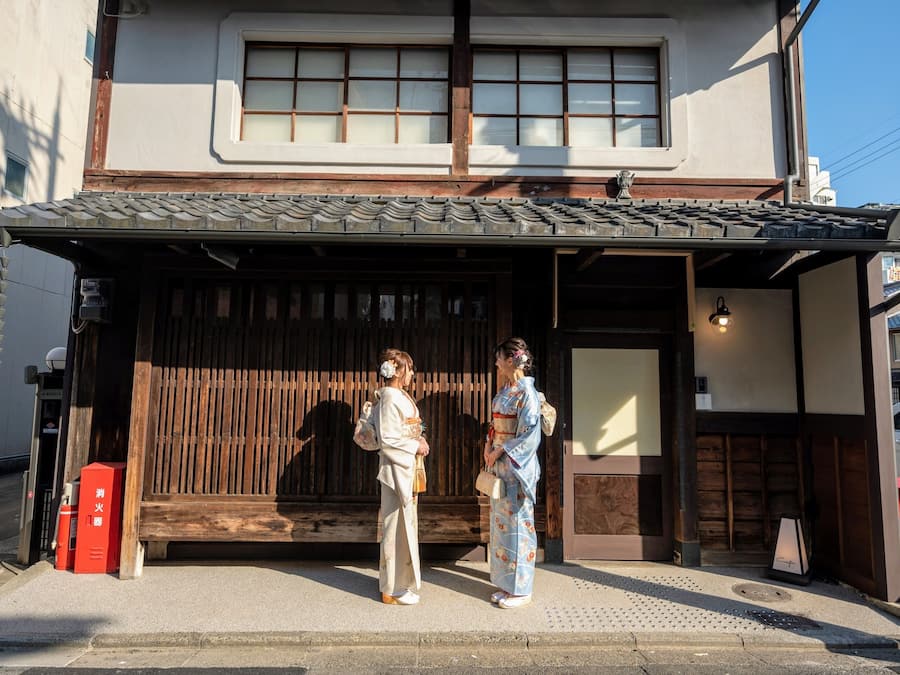 Façade de l’hébergement
