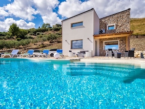 Exterior - Nice Small Villa With Private Pool and Wonderful Seaview (Castellammare del Golfo)