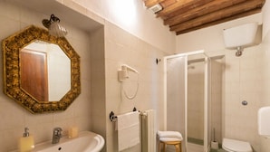Shower, towels - Appealing Apartment in Asciano With Barbeque (Asciano)