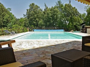 Balcony - Villa with Private Swimming Pool near a Picturesque Town (Bettona)