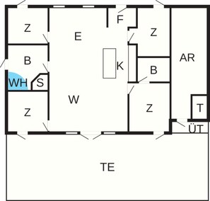 House | Floor plan - Holiday Home in Dannemare (Dannemare)