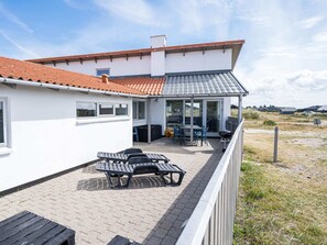 Outdoor dining - 8 Person Holiday Home in Hvide Sande (Hvide Sande)