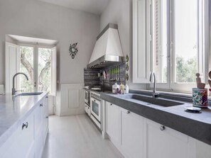 House | Private kitchen | High chair - Holiday Home in Toscana With Pool (Larciano)