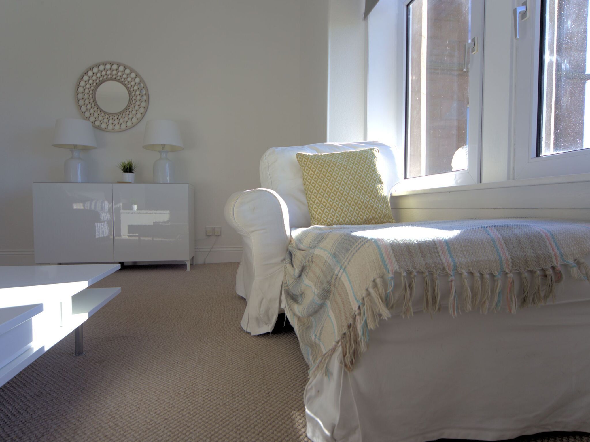 2 bedrooms, bed sheets