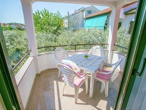 Balcony - The Beautiful Apartment Situated on the First Floor of a Family House (Porec)