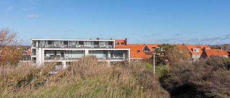 Vue depuis lâhĂ©bergement