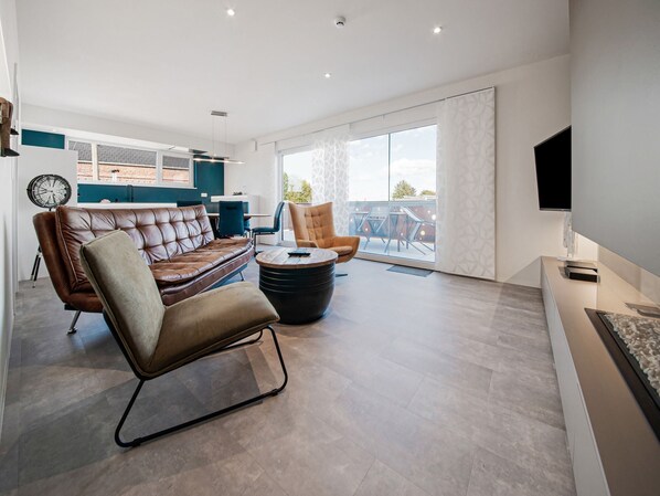 House | Living room - Vintage Holiday Home in Visé Richelle near City Center (Vise)