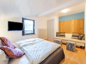 Apartamento | 2 quartos, roupa de cama
