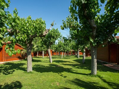 Bungalow With air Conditioning and Terrace Near the Beach