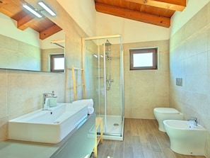 Shower, towels