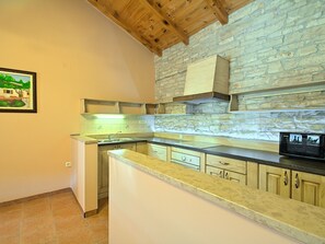 Fridge, microwave, oven, dishwasher - Perfect for Children, Garden With Pool, Playground and Walk in Whirlpool (Tinjan)