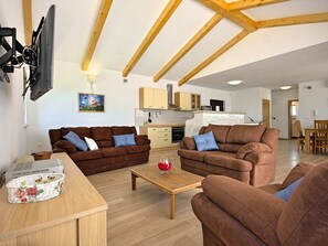 Fireplace, DVD player