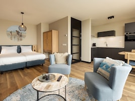 Apartamento | 1 quarto, individualmente mobiliados, roupa de cama