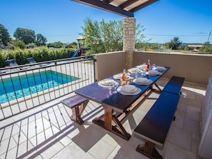 Balcony - Vibrant Villa in Svetvincenat With Private Swimming Pool (Svetvincenat)