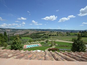 Villa | Pool | Indoor pool, outdoor pool - Villa in San Casciano dei Bagni With Garden (San Casciano dei Bagni)