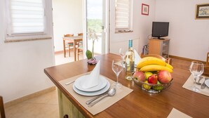Living room - Peaceful Apartment With Balcony in Porec (Porec)