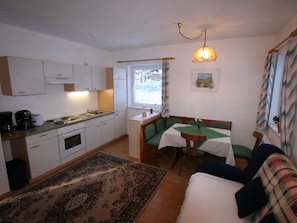 Apartment | Private kitchen | Microwave, stovetop