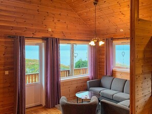 House | Living area - 6 Person Holiday Home in Brekke (Gulen)