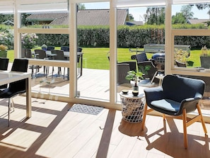 Outdoor dining - 6 Person Holiday Home in Sydals (Sydals)