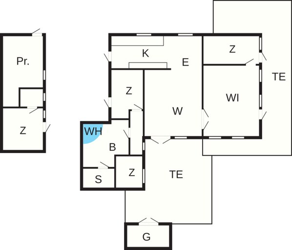House | Floor plan - Holiday Home in BÃ¸rkop (Borkop)