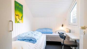 Hus | 4 soveværelser, individuel indretning, sengetøj