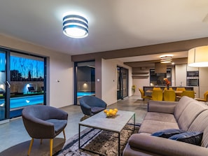 Villa | Living area - Super Modern Villa With Private Pool (Fazana)
