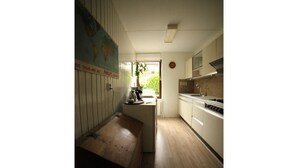 House | Private kitchen | Coffee/tea maker, fridge, microwave - Apartment with Garden near Veerse Meer, Veerse Bos, Zeeland Beaches (Veere)