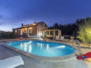 Outdoor pool - Detached Villa With Private Pool Near the Charming Village Vodnjan (Vodnjan)